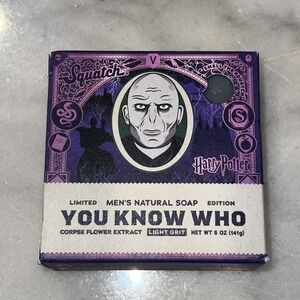 Dr Squatch "HARRY POTTER COLLECTION" Limited Edition Soap Bar - 5oz You Know Who